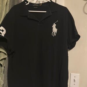 Polo by Ralph Lauren Black Polo Shirt Iconic Style
